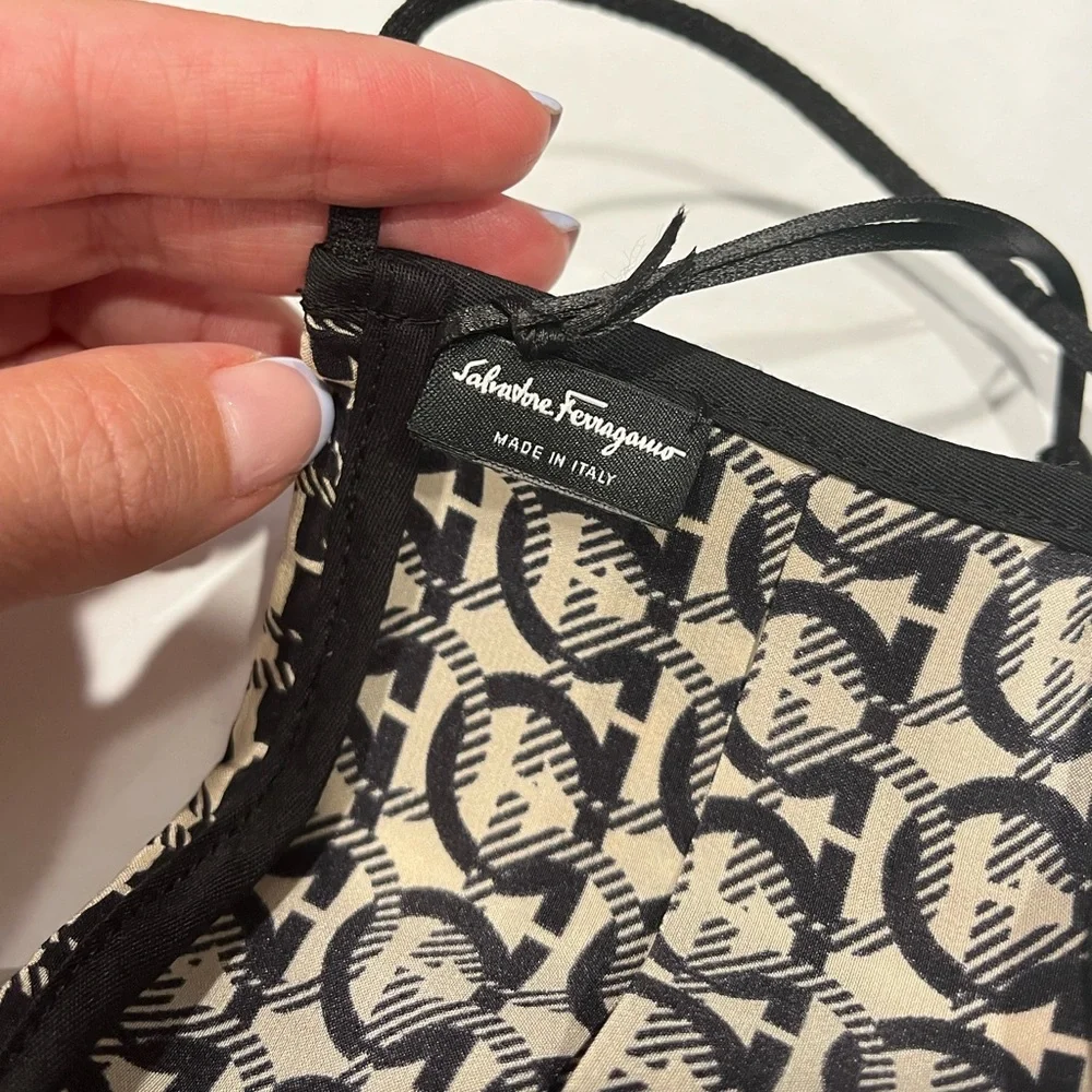 Salvatore Ferragamo Monogram Logo Face Mask